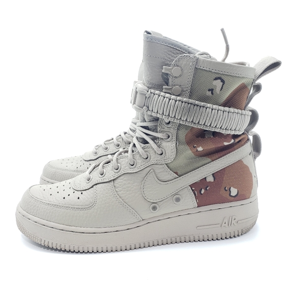 Mens NIKE 2017 SPECIAL FIELD SF AIR FORCE 1 AF1 DESERT CAMO SIZE 9 864024-202 - Picture 2 of 9